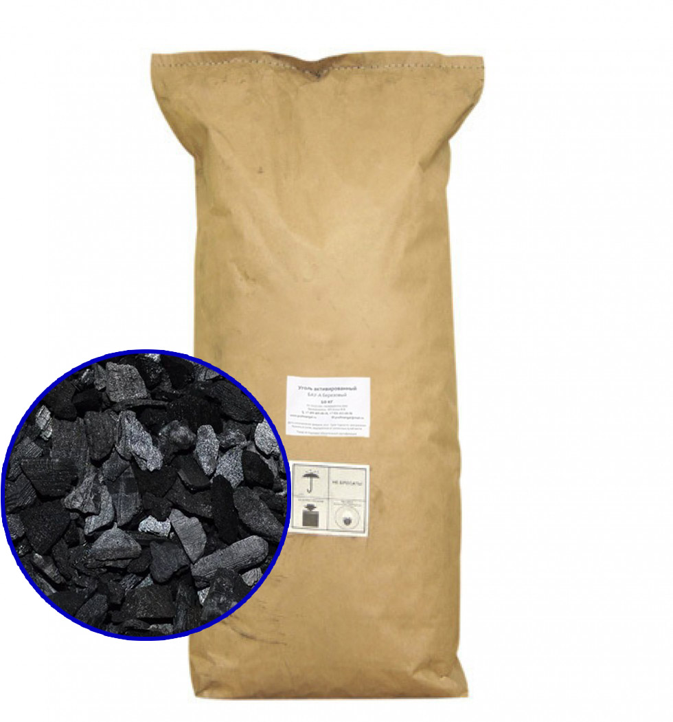 Уголь активированный БАУ-А, 10 кг (мешок)