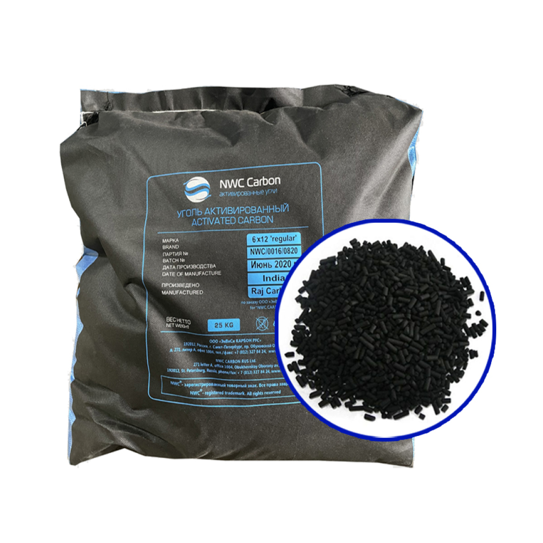 Уголь гранулированный кокосовый (12х40), 20 кг (мешок)